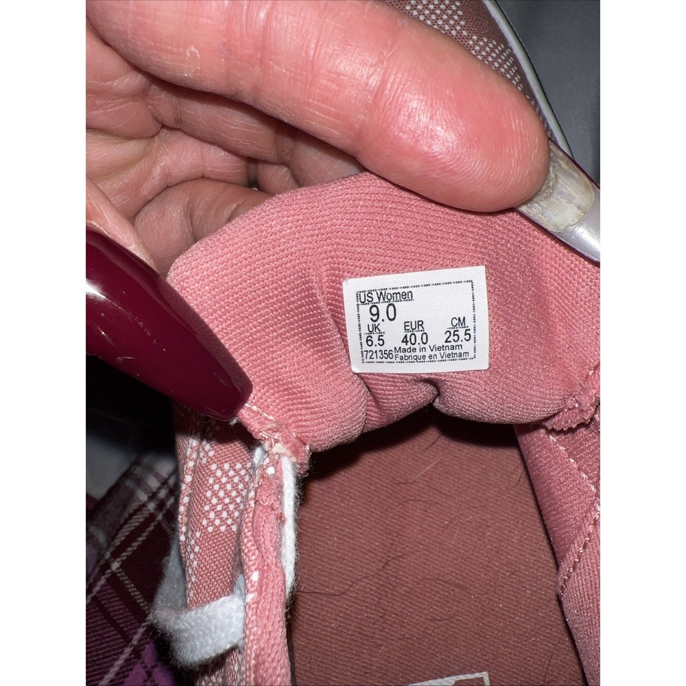 Vans Classic Checkerboard Vans Off The Wall Lace Up Women's 9 Amazing Cond - Picture 3 of 8
